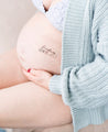 Coloured Belly Tattoos - Klebetattoos für den Babybauch